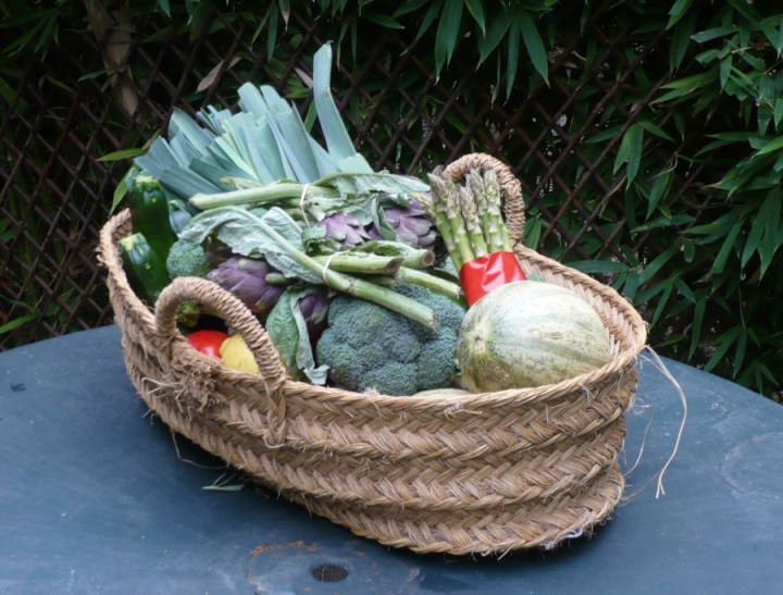 Le panier bio de mon amie Saugette