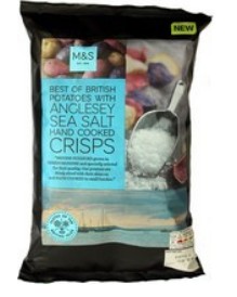Anglesey Sea Salt Crisps M&S