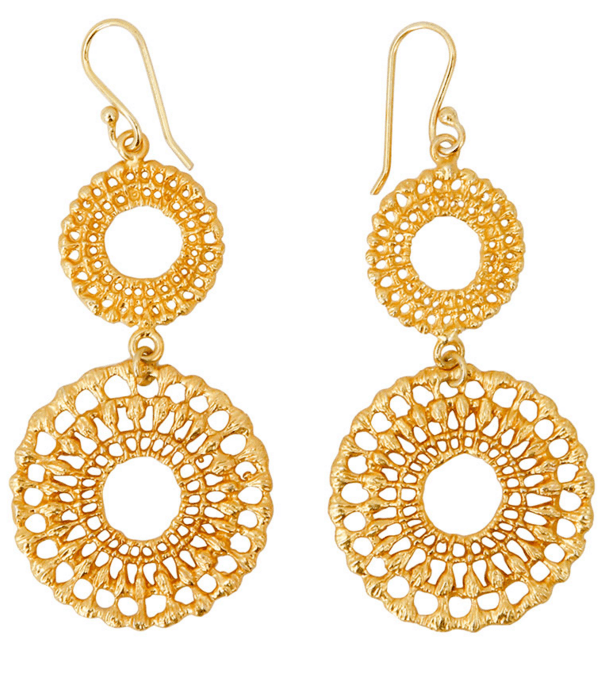 Brora Gold Charm earrings