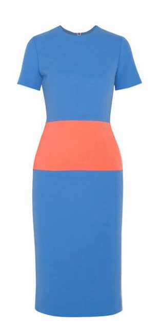 Roksanda Illincic Marwood color-block crepe-dress