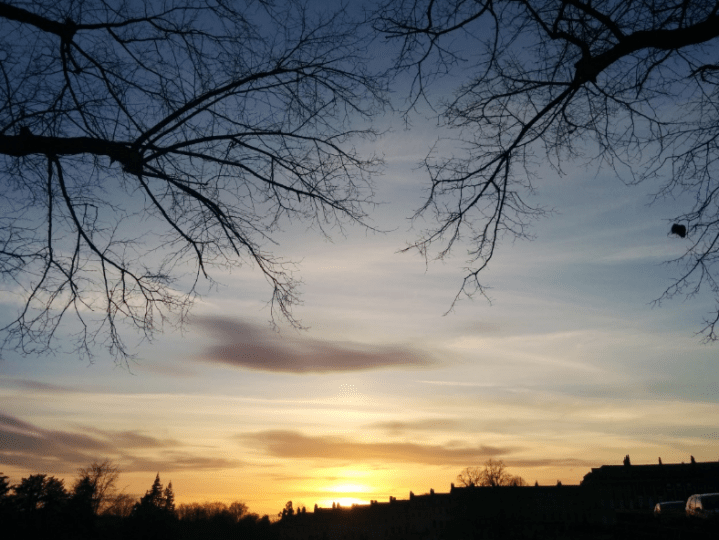 Royal Crescent au crépuscule