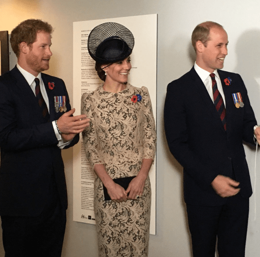 Les Royals ont visité le musée de Thiepval avant de se rendre à la cérémonie