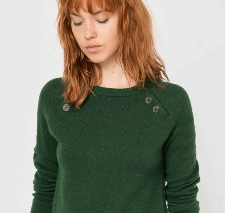 pull-maille-redoute-vert