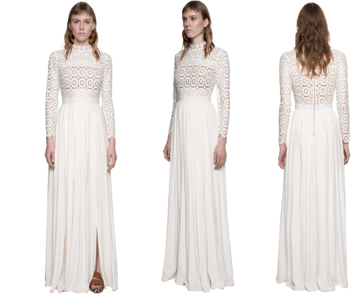 Self-portrait lace maxi dress £320.00
