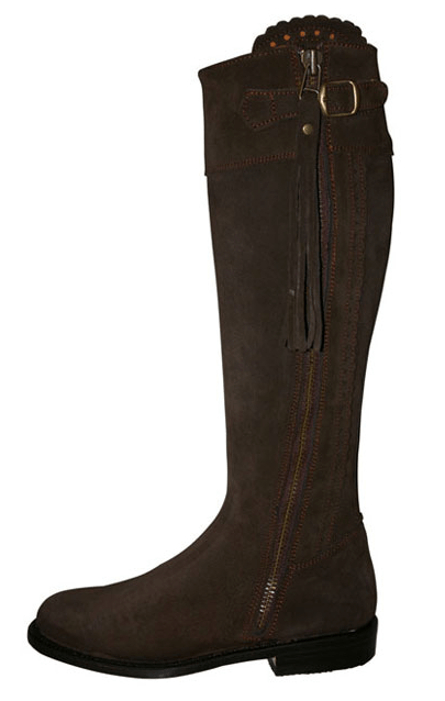 Really Wild "Seville" chocolate suede boots