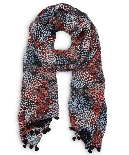 Sammi blue silk scarf LKB